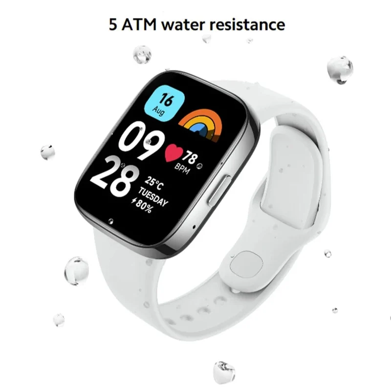 Globale Version Xiaomi Redmi Watch 3 Active 1.83-Zoll-Display 5 ATM wasserdicht Bluetooth-Telefonanruf 100+ Sportmodi Neuheiten