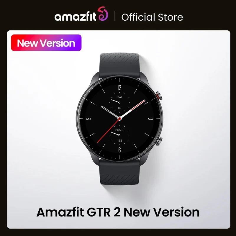 Euro Amazfit GTR 2 Neue Version 46mm Smartwatch Ultralange Akkulaufzeit Alexa Integrierte Smart Watch für Android iOS Telefon
