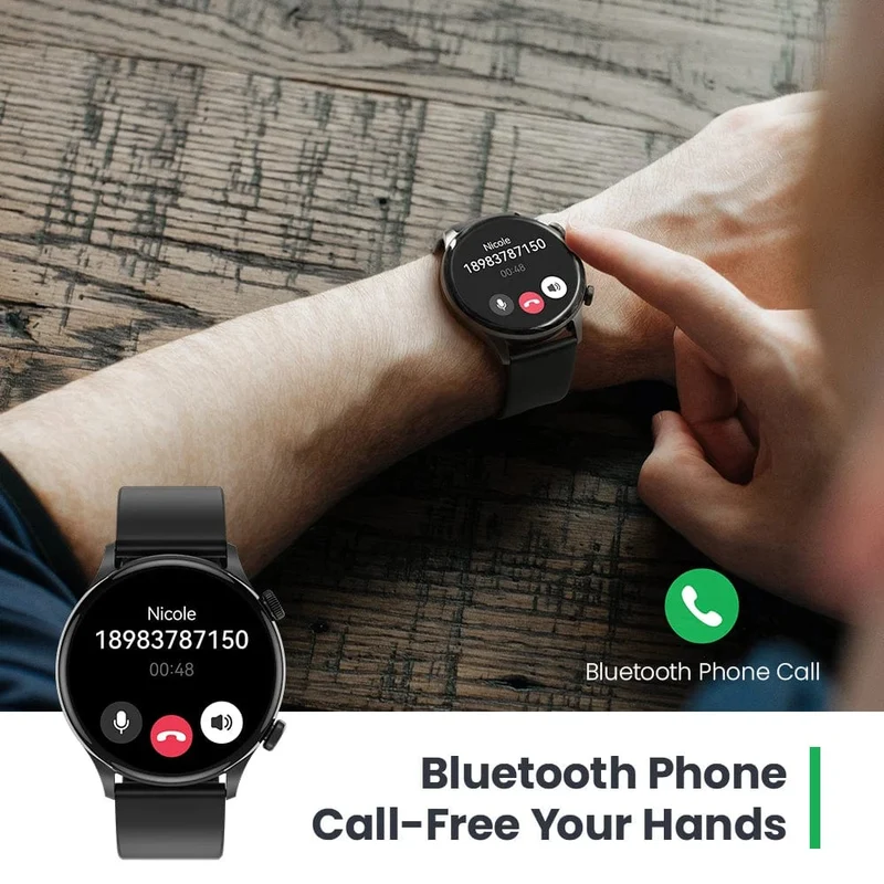 HAYLOU Solar Plus RT3 Smart Watch 1.43"AMOLED-Display Bluetooth-Telefonanruf Smartwatch Gesundheitsmonitor IP68 wasserdichte Sportuhr