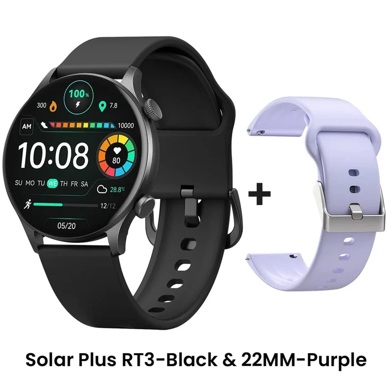HAYLOU Solar Plus RT3 Smart Watch 1.43"AMOLED-Display Bluetooth-Telefonanruf Smartwatch Gesundheitsmonitor IP68 wasserdichte Sportuhr