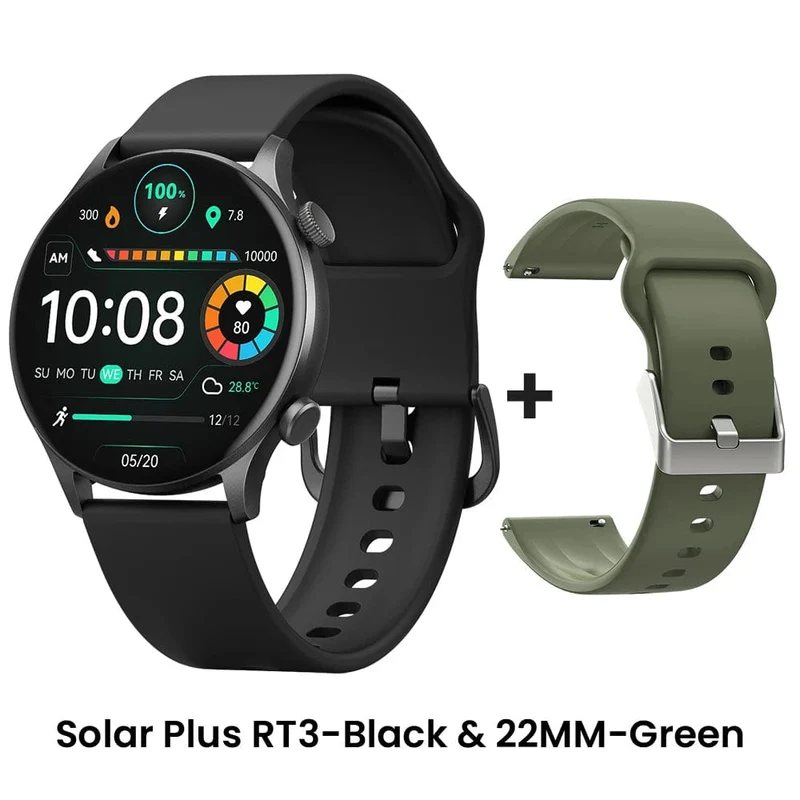 HAYLOU Solar Plus RT3 Smart Watch 1.43"AMOLED-Display Bluetooth-Telefonanruf Smartwatch Gesundheitsmonitor IP68 wasserdichte Sportuhr