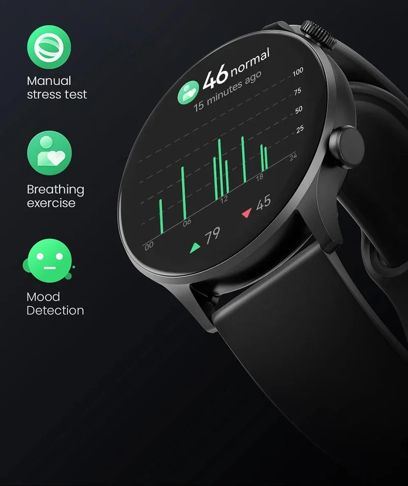 HAYLOU Solar Plus RT3 Smart Watch 1.43"AMOLED-Display Bluetooth-Telefonanruf Smartwatch Gesundheitsmonitor IP68 wasserdichte Sportuhr
