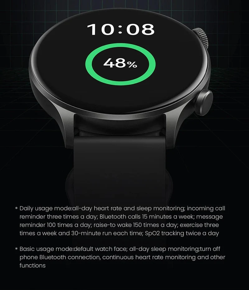 HAYLOU Solar Plus RT3 Smart Watch 1.43"AMOLED-Display Bluetooth-Telefonanruf Smartwatch Gesundheitsmonitor IP68 wasserdichte Sportuhr