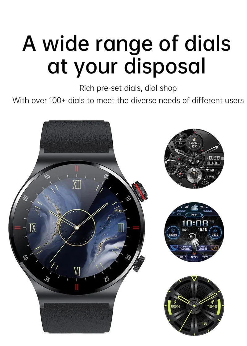 Neue Bluetooth-Anruf-Smartwatch für Männer, Sport-Fitness-Tracker, wasserdichte Smartwatch, großer HD-Bildschirm für Huawei Xiaomi-Telefon + Box