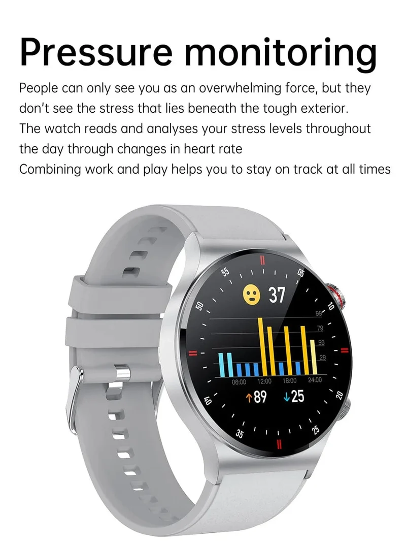 Neue Bluetooth-Anruf-Smartwatch für Männer, Sport-Fitness-Tracker, wasserdichte Smartwatch, großer HD-Bildschirm für Huawei Xiaomi-Telefon + Box