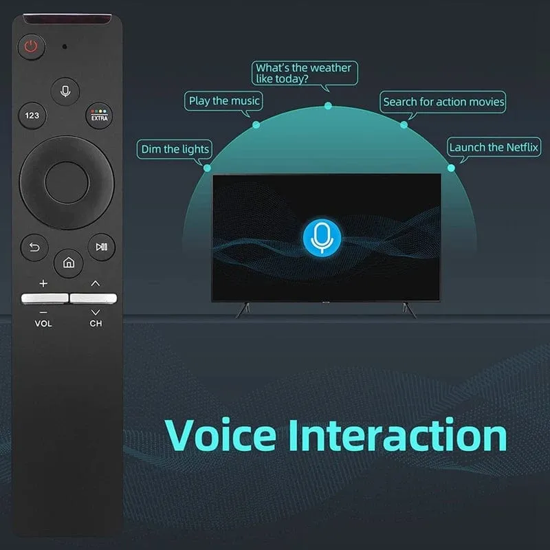 Universal Voice Bluetooth-Fernbedienung als Ersatz für SAMSUNG Smart 4K TV BN59-01259B BN59-01312B/A BN59-01311B BN59-1266A