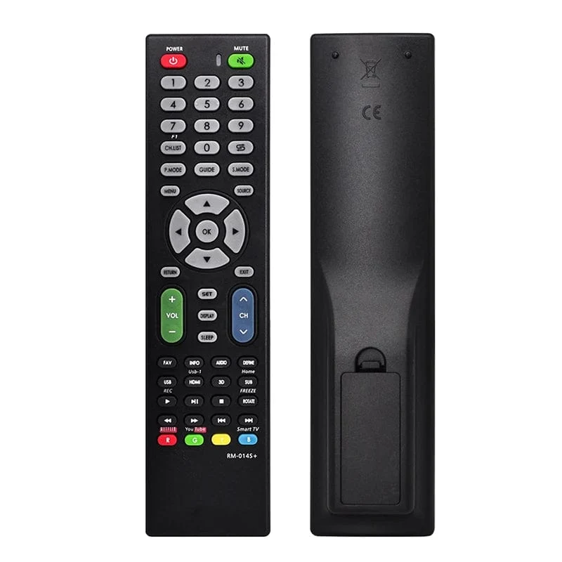 Kompatibel mit universeller TV-Fernbedienung. Verwendung einer universellen TV-Fernbedienung jeder Marke. Einstellung gemäß Handbuch RM-014S+ erforderlich.