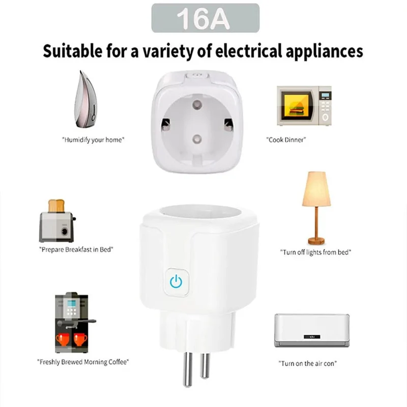 Drahtloser intelligenter Fernbedienungssteckdosenschalter 220V 4000W 16A EU FR Universalstecker Fernbedienung EIN AUS Steckdosen für Beleuchtung