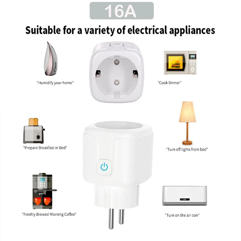 Drahtloser intelligenter Fernbedienungssteckdosenschalter 220V 4000W 16A EU FR Universalstecker Fernbedienung EIN AUS Steckdosen für Beleuchtung