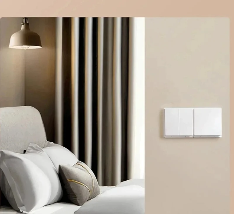 Aqara E1 Smart-Wandschalter, kabelloser Schalter, Zigbee 3.0, mit/ohne Neutralleiter, One-Key-Fernbedienung für Xiaomi Mi Home Homek APP
