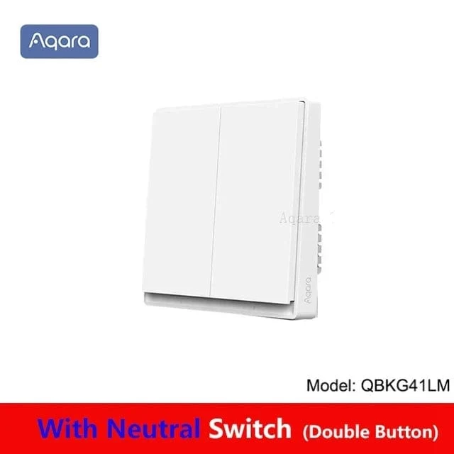 Aqara E1 Smart-Wandschalter, kabelloser Schalter, Zigbee 3.0, mit/ohne Neutralleiter, One-Key-Fernbedienung für Xiaomi Mi Home Homek APP