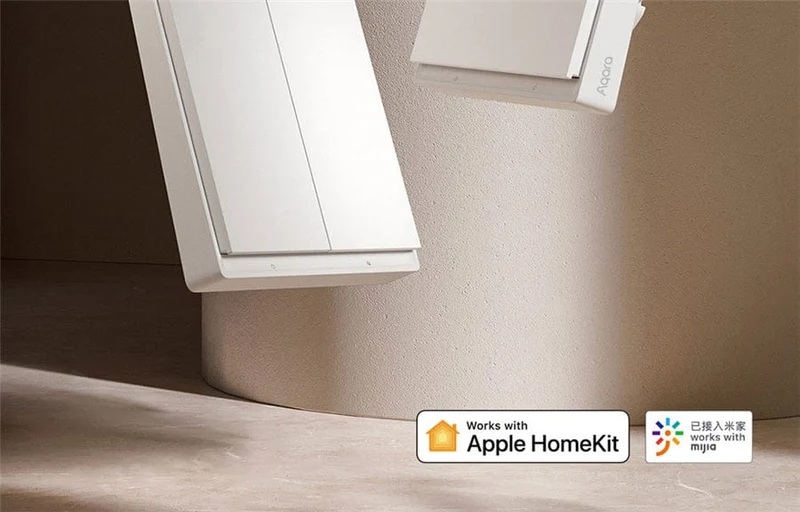 Aqara E1 Smart-Wandschalter, kabelloser Schalter, Zigbee 3.0, mit/ohne Neutralleiter, One-Key-Fernbedienung für Xiaomi Mi Home Homek APP