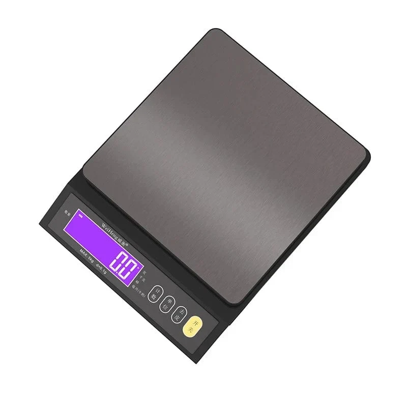 5 kg/0.1 g 10 kg/1 g Digitale elektronische Küchenwaage LCD-Display Vollständig wasserdichtes Edelstahl-Mess- und Wiege-Backwerkzeug