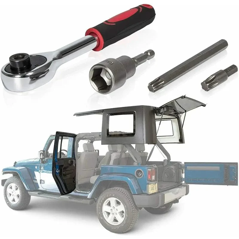 1 Set Auto Quick Release Entfernung Werkzeug Türen Dach Entfernen Schlüssel Fahrzeug Handheld Reparatur Werkzeuge Kompatibel für Jeep Wrangler JL