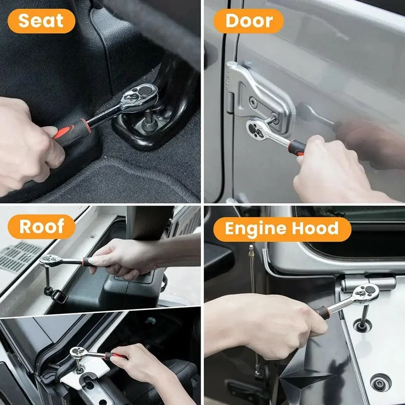 1 Set Auto Quick Release Entfernung Werkzeug Türen Dach Entfernen Schlüssel Fahrzeug Handheld Reparatur Werkzeuge Kompatibel für Jeep Wrangler JL