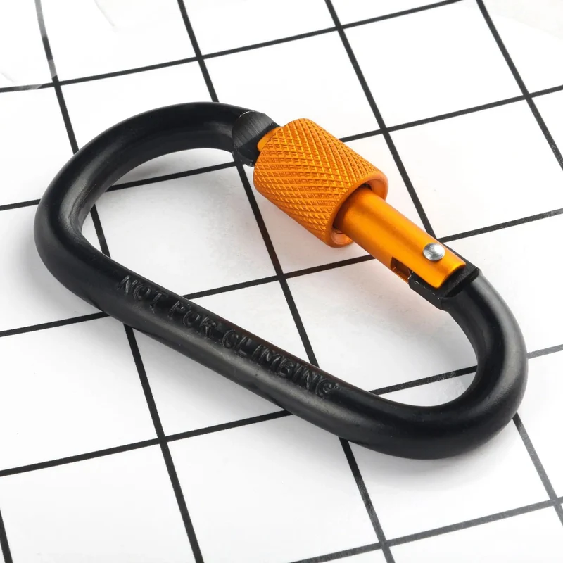 Taktischer Karabiner Tourist Carabin Clip Schlüssel Schlüsselanhänger Set Aluminiumlegierung Camping Survival Schnalle Multi Tool Schlüsselhalter