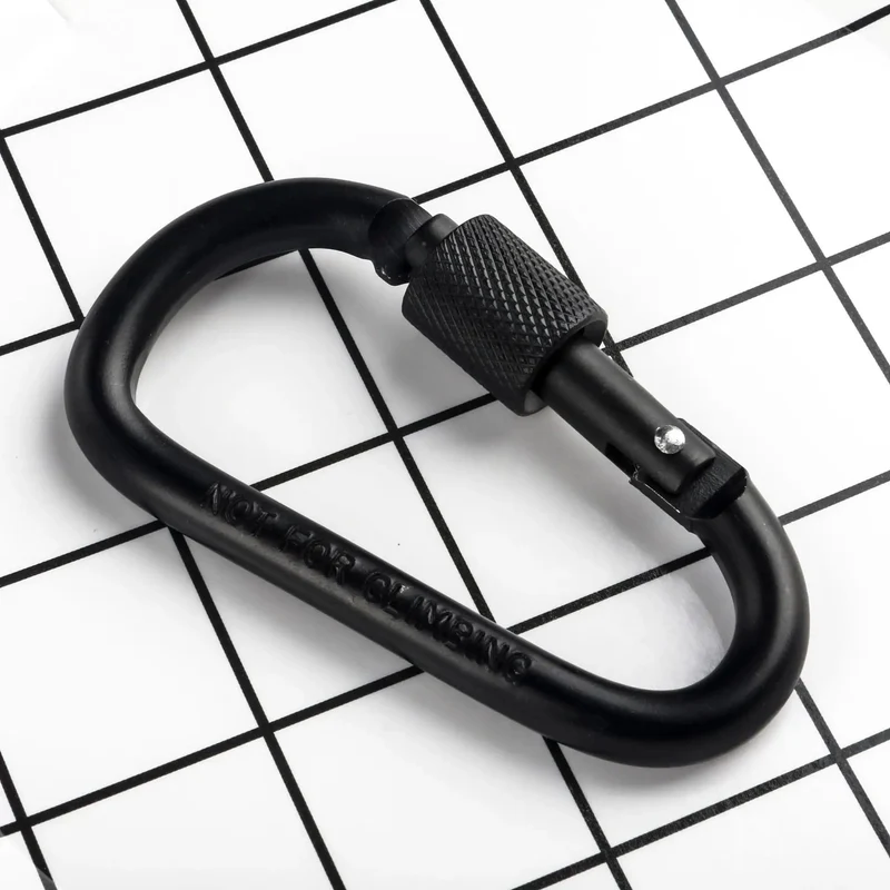 Taktischer Karabiner Tourist Carabin Clip Schlüssel Schlüsselanhänger Set Aluminiumlegierung Camping Survival Schnalle Multi Tool Schlüsselhalter