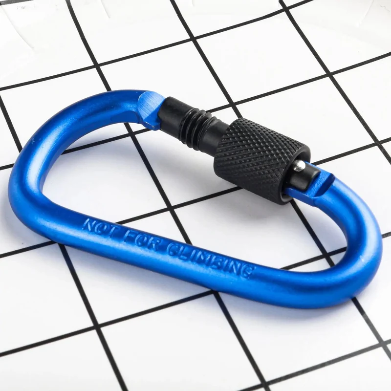Taktischer Karabiner Tourist Carabin Clip Schlüssel Schlüsselanhänger Set Aluminiumlegierung Camping Survival Schnalle Multi Tool Schlüsselhalter