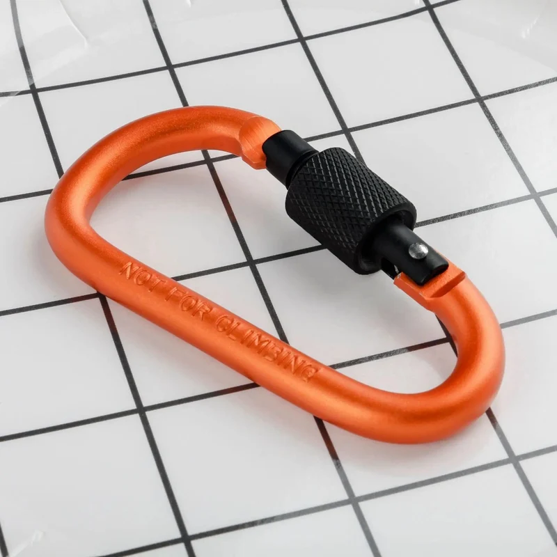Taktischer Karabiner Tourist Carabin Clip Schlüssel Schlüsselanhänger Set Aluminiumlegierung Camping Survival Schnalle Multi Tool Schlüsselhalter