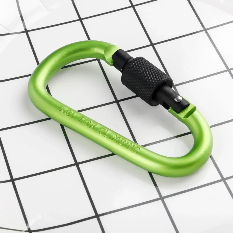 Taktischer Karabiner Tourist Carabin Clip Schlüssel Schlüsselanhänger Set Aluminiumlegierung Camping Survival Schnalle Multi Tool Schlüsselhalter