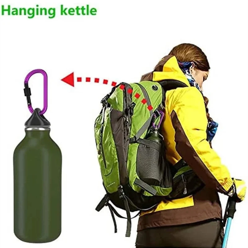 Taktischer Karabiner Tourist Carabin Clip Schlüssel Schlüsselanhänger Set Aluminiumlegierung Camping Survival Schnalle Multi Tool Schlüsselhalter