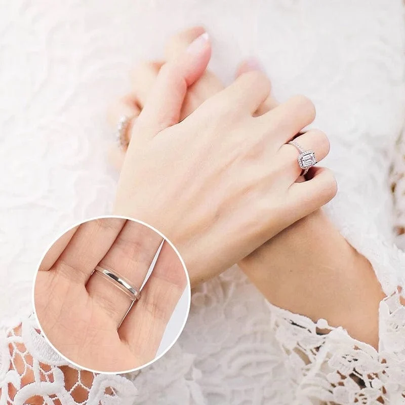8 Größen Silikon unsichtbar klar Ring Größe Adjuster straffen Reducer Schmuck Werkzeug