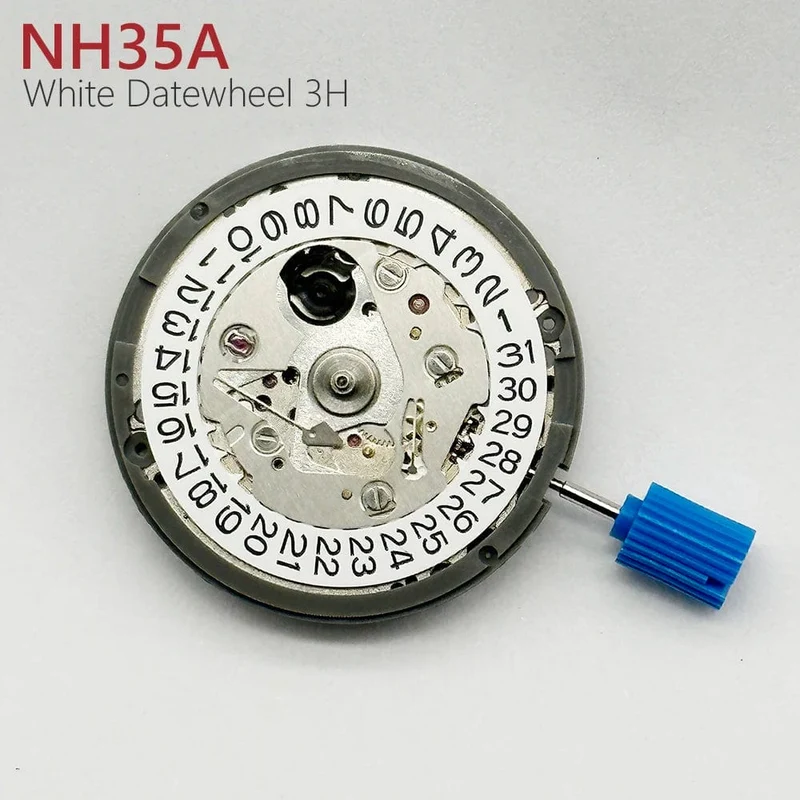 Original japanisches NH35-Automatikwerk, hohe Genauigkeit, 24 Steine, Mod-Uhrenersatz, NH35A, Datum bei 3:00 Uhr
