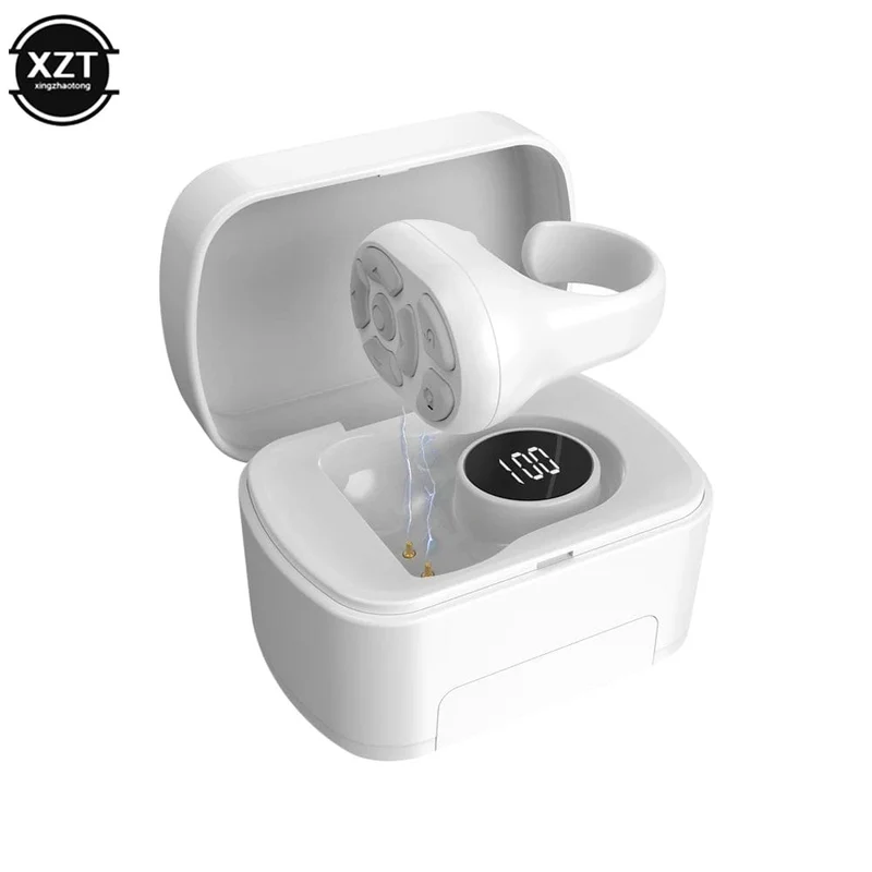 Universeller 2-in-1-Ringfinger mit Bin-Fernbedienung Bluetooth-kompatibler Pageturner Finger-Videospeicher für iPhone Android