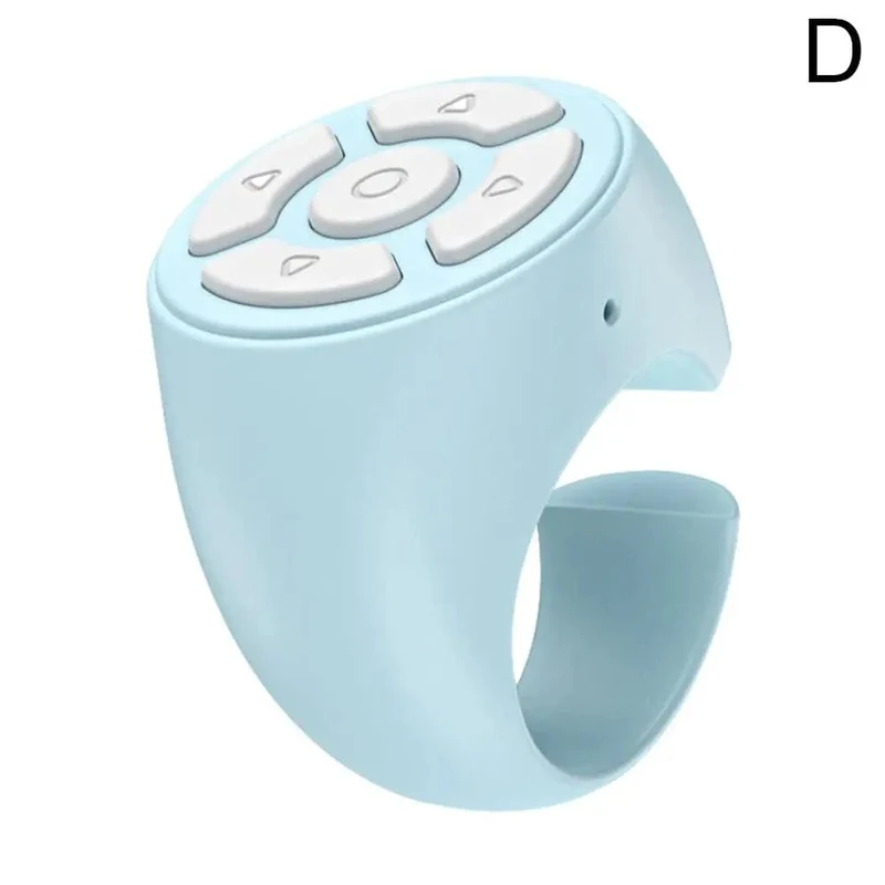 Multifunktions-BT-Fernbedienung Tragbarer Selfie-Video-Controller mit Fingerspitze Automatisches Page-Turner-Browsing für das Telefon
