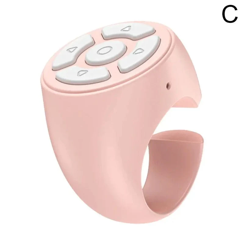 Multifunktions-BT-Fernbedienung Tragbarer Selfie-Video-Controller mit Fingerspitze Automatisches Page-Turner-Browsing für das Telefon