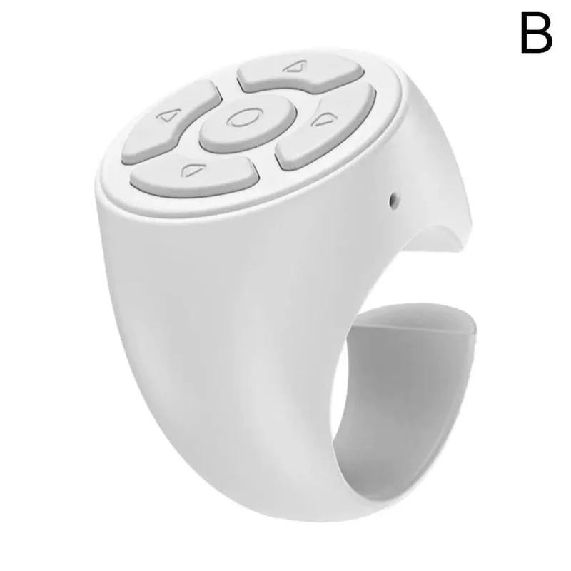 Multifunktions-BT-Fernbedienung Tragbarer Selfie-Video-Controller mit Fingerspitze Automatisches Page-Turner-Browsing für das Telefon
