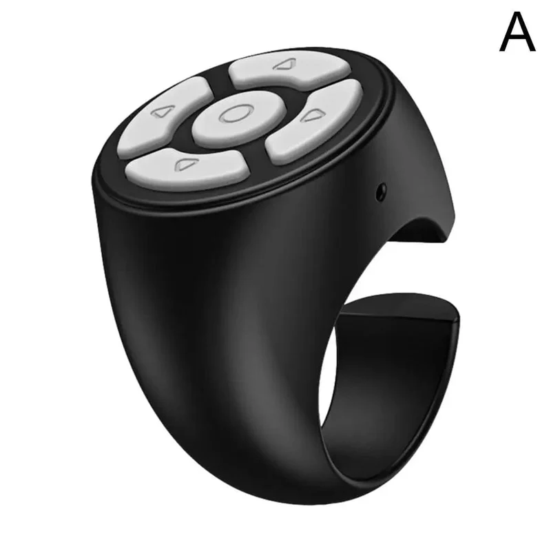 Multifunktions-BT-Fernbedienung Tragbarer Selfie-Video-Controller mit Fingerspitze Automatisches Page-Turner-Browsing für das Telefon