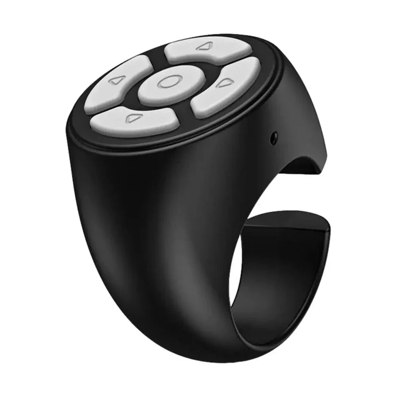 Multifunktions-BT-Fernbedienung Tragbarer Selfie-Video-Controller mit Fingerspitze Automatisches Page-Turner-Browsing für das Telefon