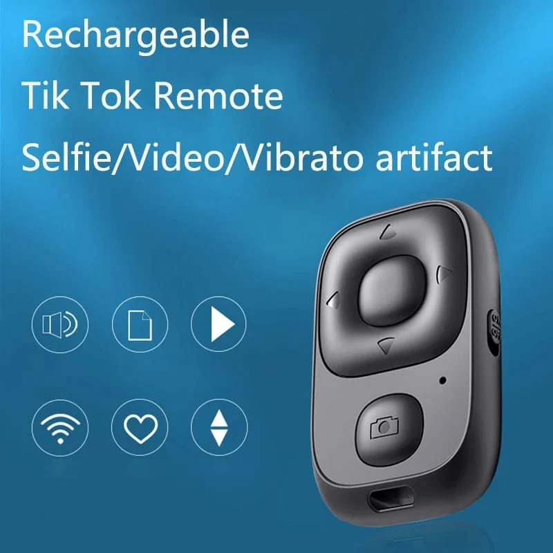 Drahtlose Bluetooth-kompatibel Fernbedienung Taste Controller für Tik Tok Selbst-Timer Kamera Stick Shutter Telefon Selfie E-book
