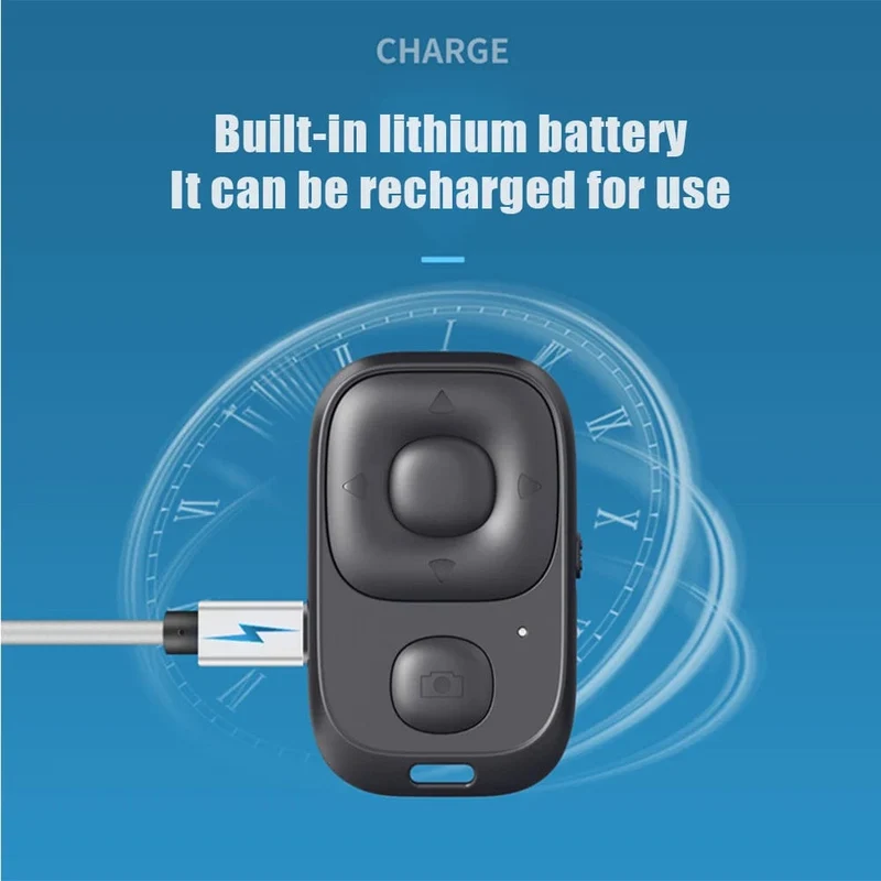 Drahtlose Bluetooth-kompatibel Fernbedienung Taste Controller für Tik Tok Selbst-Timer Kamera Stick Shutter Telefon Selfie E-book