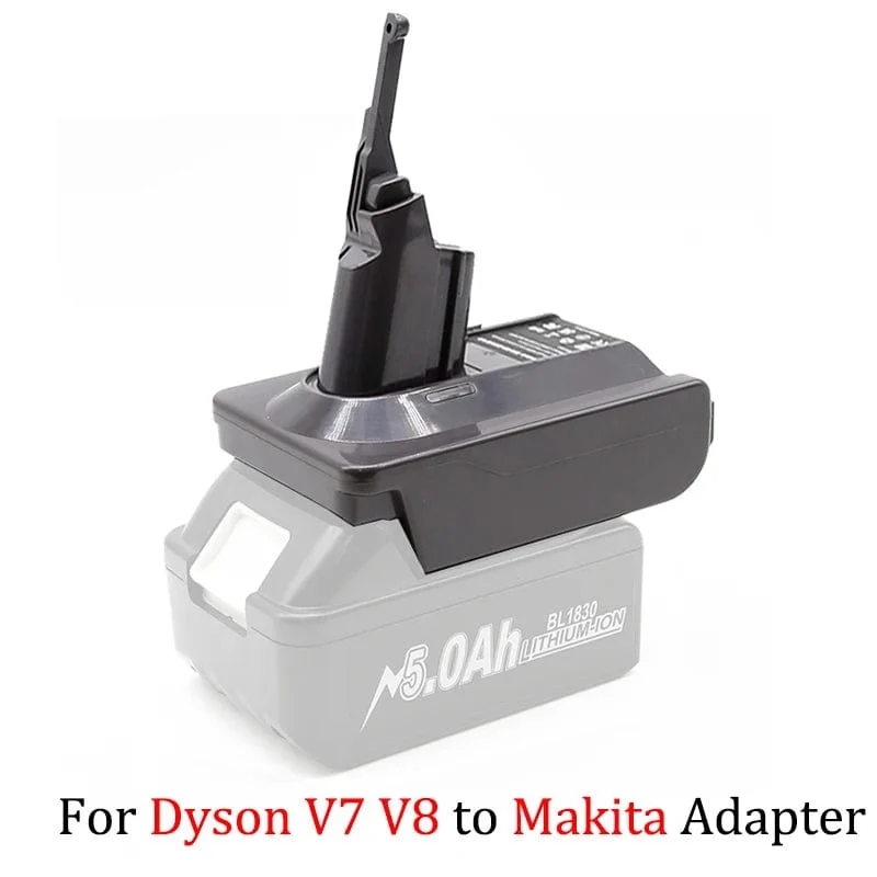 Adapter für Makita/Dewalt/Milwauke 18V Lithium-Batterie Konverter Zu Für Dyson V6 V7 V8 Serie Staubsauger Werkzeug DC58/SV11/SV10