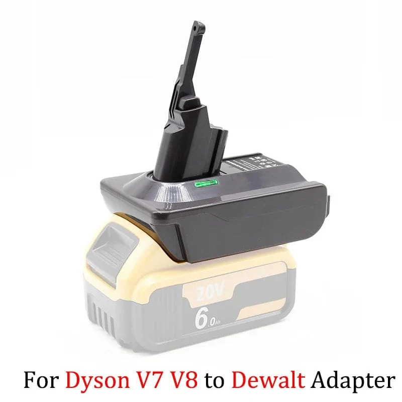 Adapter für Makita/Dewalt/Milwauke 18V Lithium-Batterie Konverter Zu Für Dyson V6 V7 V8 Serie Staubsauger Werkzeug DC58/SV11/SV10