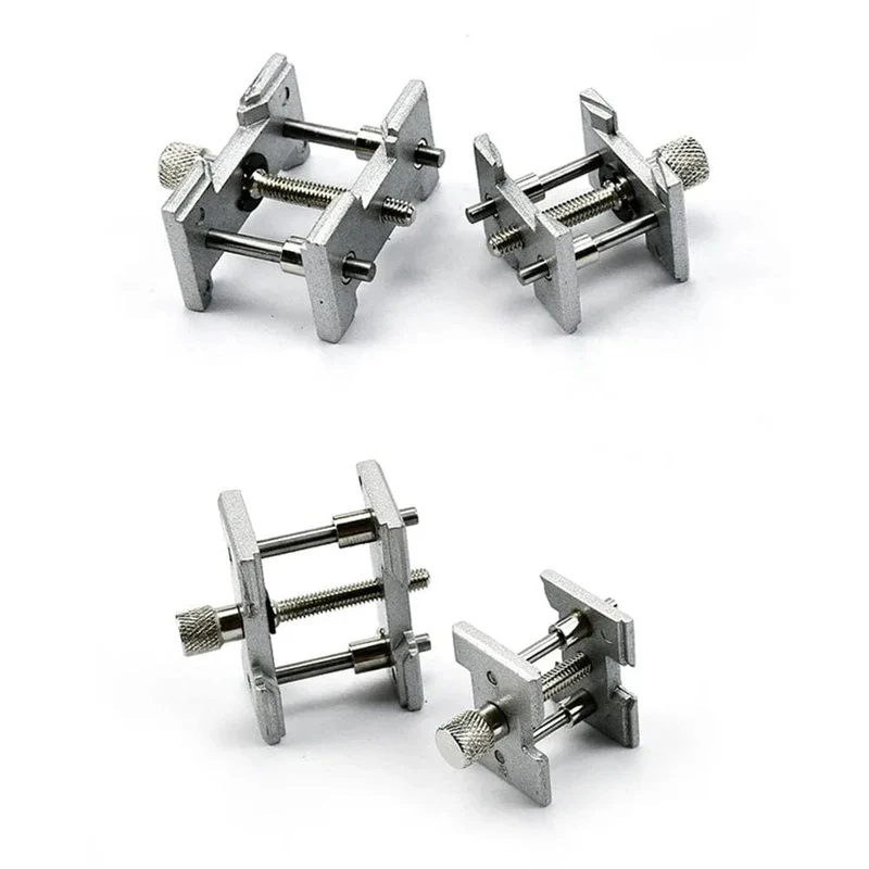 2 stücke Multifunktionale Universal Uhrwerk Halter Feste Basis 2in1 Uhren Fall Clamp Reparatur Werkzeuge für Uhrmacher dropshipping