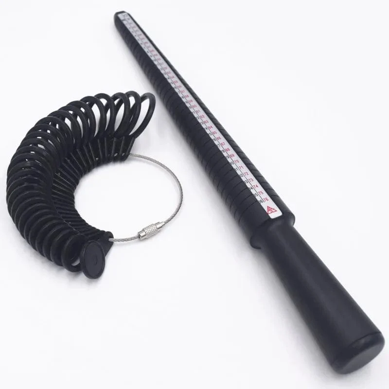 Schmuckwerkzeuge Ringgrößendorn, Fingermessgerät, Ringgrößenmessung, Schmuckwerkzeug-Set, Ringgröße, Modeschmuck-Werkzeuge