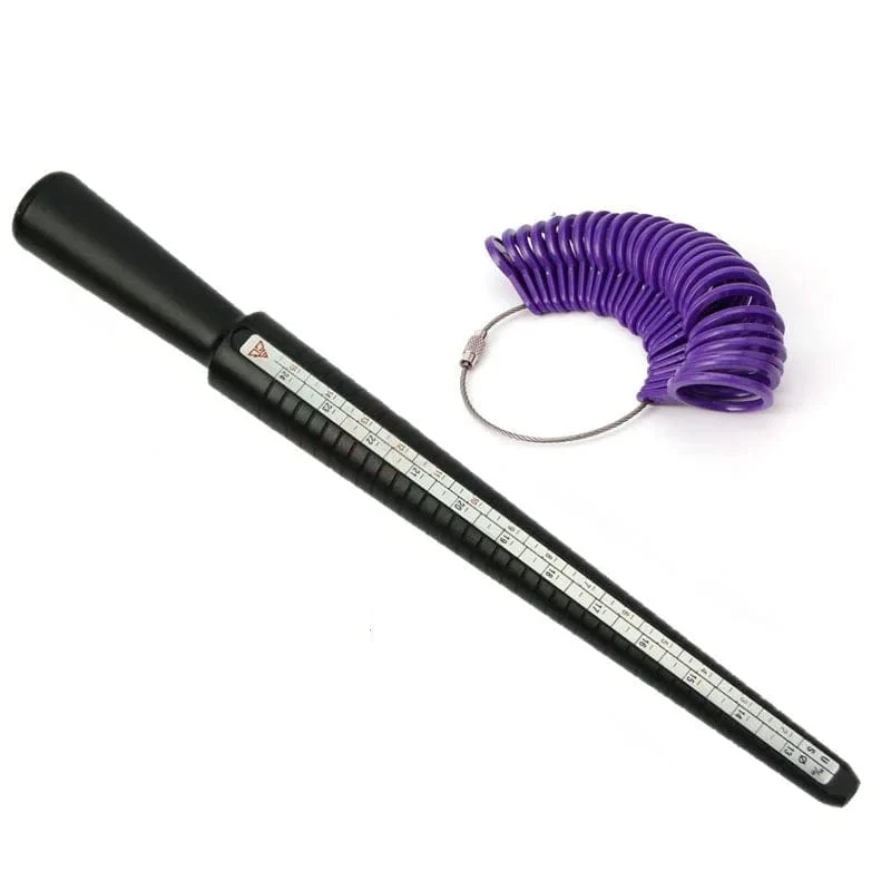 Schmuckwerkzeuge Ringgrößendorn, Fingermessgerät, Ringgrößenmessung, Schmuckwerkzeug-Set, Ringgröße, Modeschmuck-Werkzeuge
