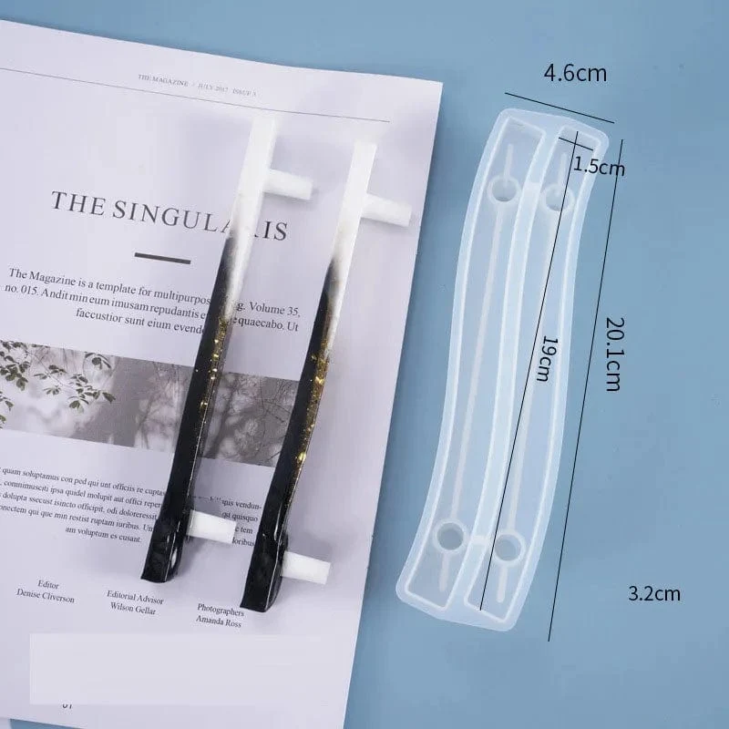 Tablett Silikonform DIY Harzform Kristall Epoxid Silikonform Obstscheibe Teeteller Tischplatte Untersetzer Formenherstellung Werkzeug