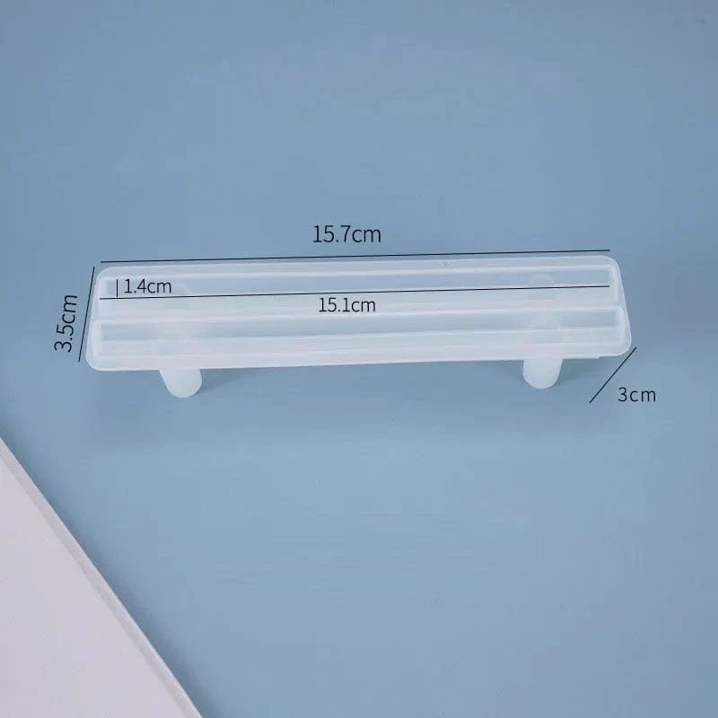 Tablett Silikonform DIY Harzform Kristall Epoxid Silikonform Obstscheibe Teeteller Tischplatte Untersetzer Formenherstellung Werkzeug