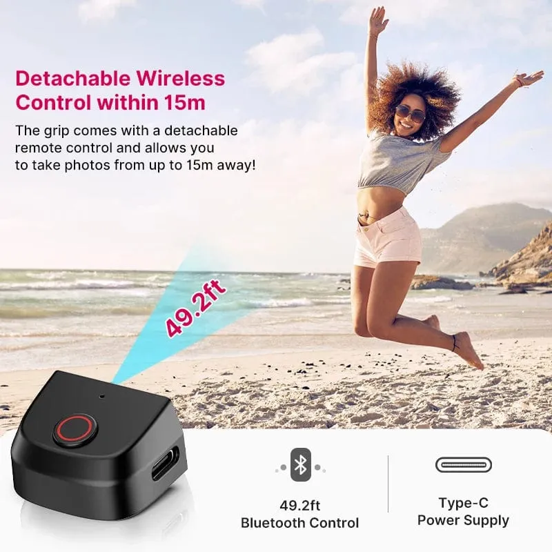 Ulanzi MA35 MagSafe Bluetooth Shutter Smartphone Kamera Griff Grip Selfie Stablizer Vertikale Horizontale Aufnahmen für Telefon
