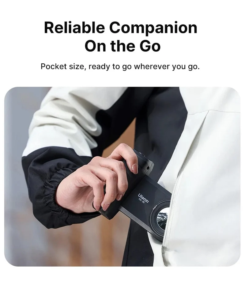 Ulanzi MA35 MagSafe Bluetooth Shutter Smartphone Kamera Griff Grip Selfie Stablizer Vertikale Horizontale Aufnahmen für Telefon