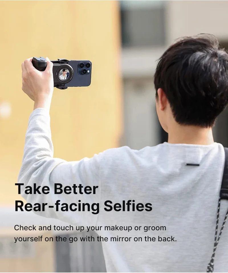 Ulanzi MA35 MagSafe Bluetooth Shutter Smartphone Kamera Griff Grip Selfie Stablizer Vertikale Horizontale Aufnahmen für Telefon