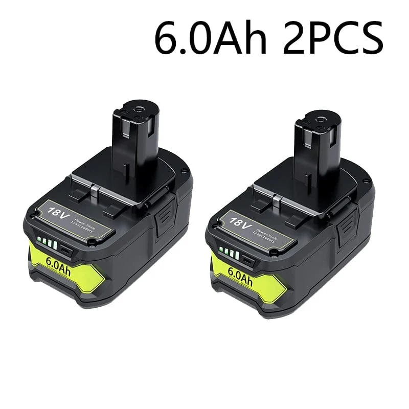 6Ah Für RYOBI P108 18 V One + Plus Batterie 18 Volt Lithium-Ionen Power Werkzeuge P104 P107 RB18L50 RB18L20 P108