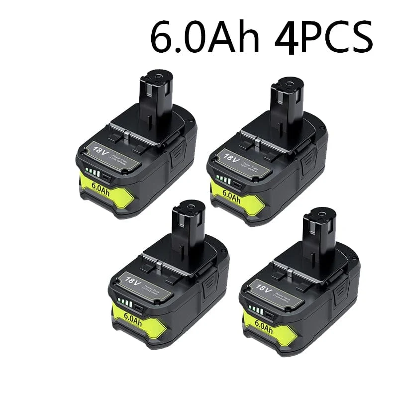 6Ah Für RYOBI P108 18 V One + Plus Batterie 18 Volt Lithium-Ionen Power Werkzeuge P104 P107 RB18L50 RB18L20 P108