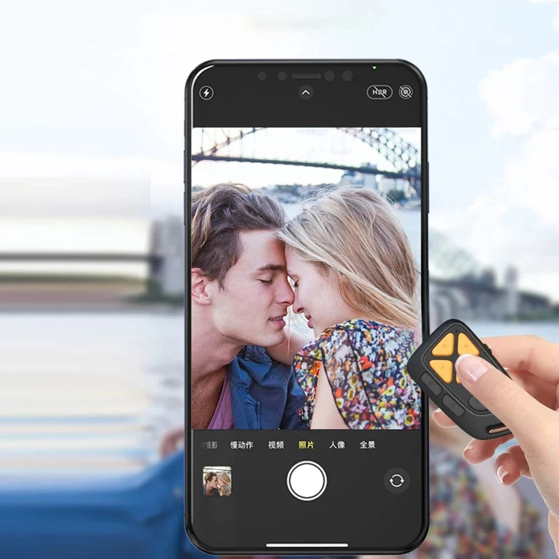 Drahtlose Fernbedienung Bluetooth-Kompatibel Seite Turner Kamera Foto und Video Clicker für Die Meisten Smartphone