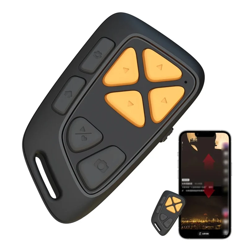 Drahtlose Fernbedienung Bluetooth-Kompatibel Seite Turner Kamera Foto und Video Clicker für Die Meisten Smartphone
