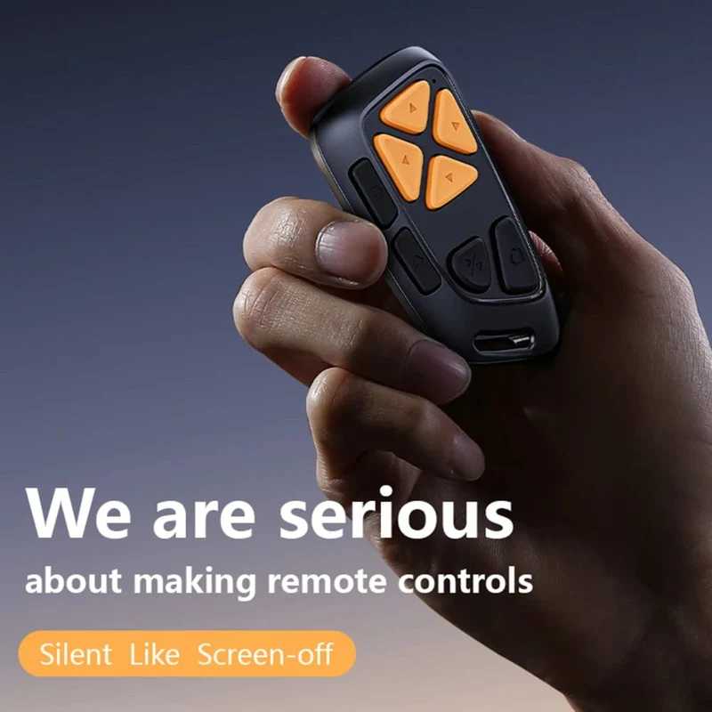 Drahtlose Fernbedienung Bluetooth-Kompatibel Seite Turner Kamera Foto und Video Clicker für Die Meisten Smartphone